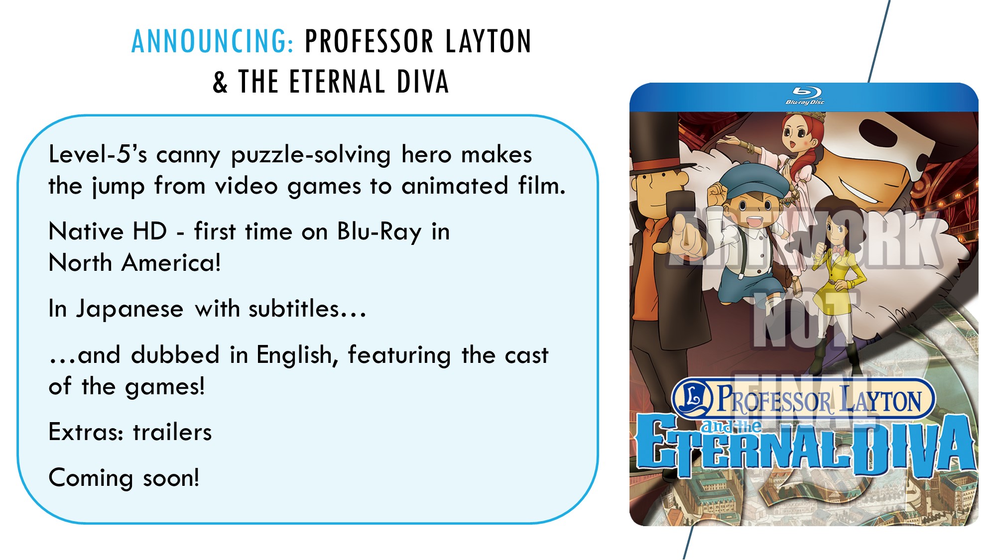 Discotek-Medienprofessor Layton und die ewige Diva Visual