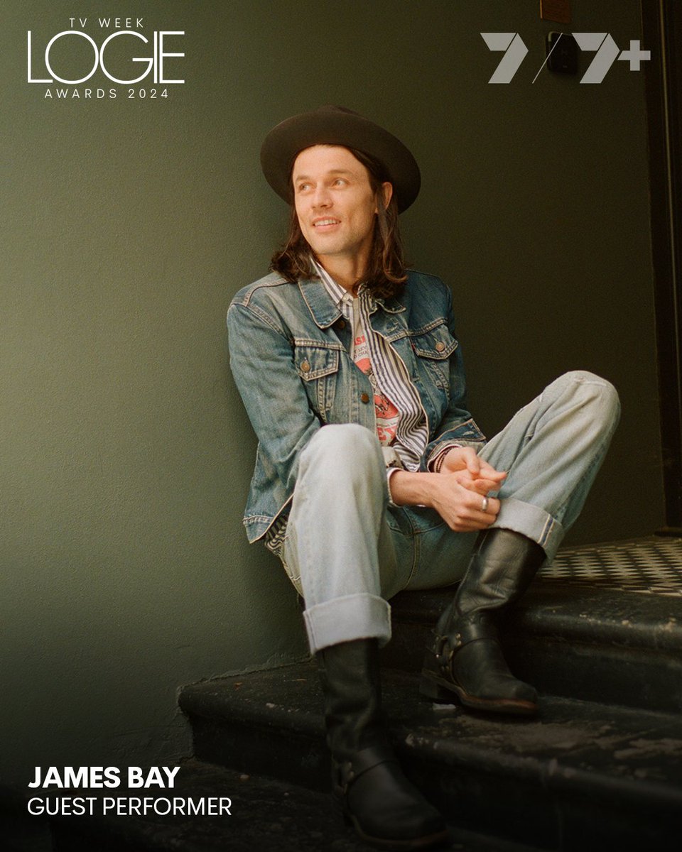 Get ready for an unforgettable night at the 64th #TVWeekLogies!🔥🎶 The incredible James Bay will be taking the stage as a guest performer.⁣
⁣
Don't miss a moment of the action, Sunday 18 August exclusively on Channel 7 and 7plus.
