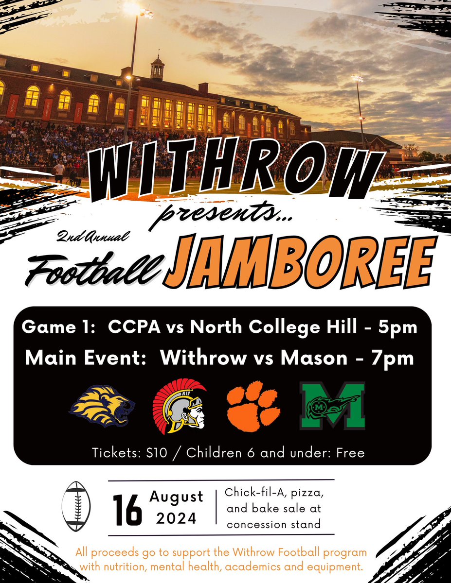 2 weeks come check out some good football