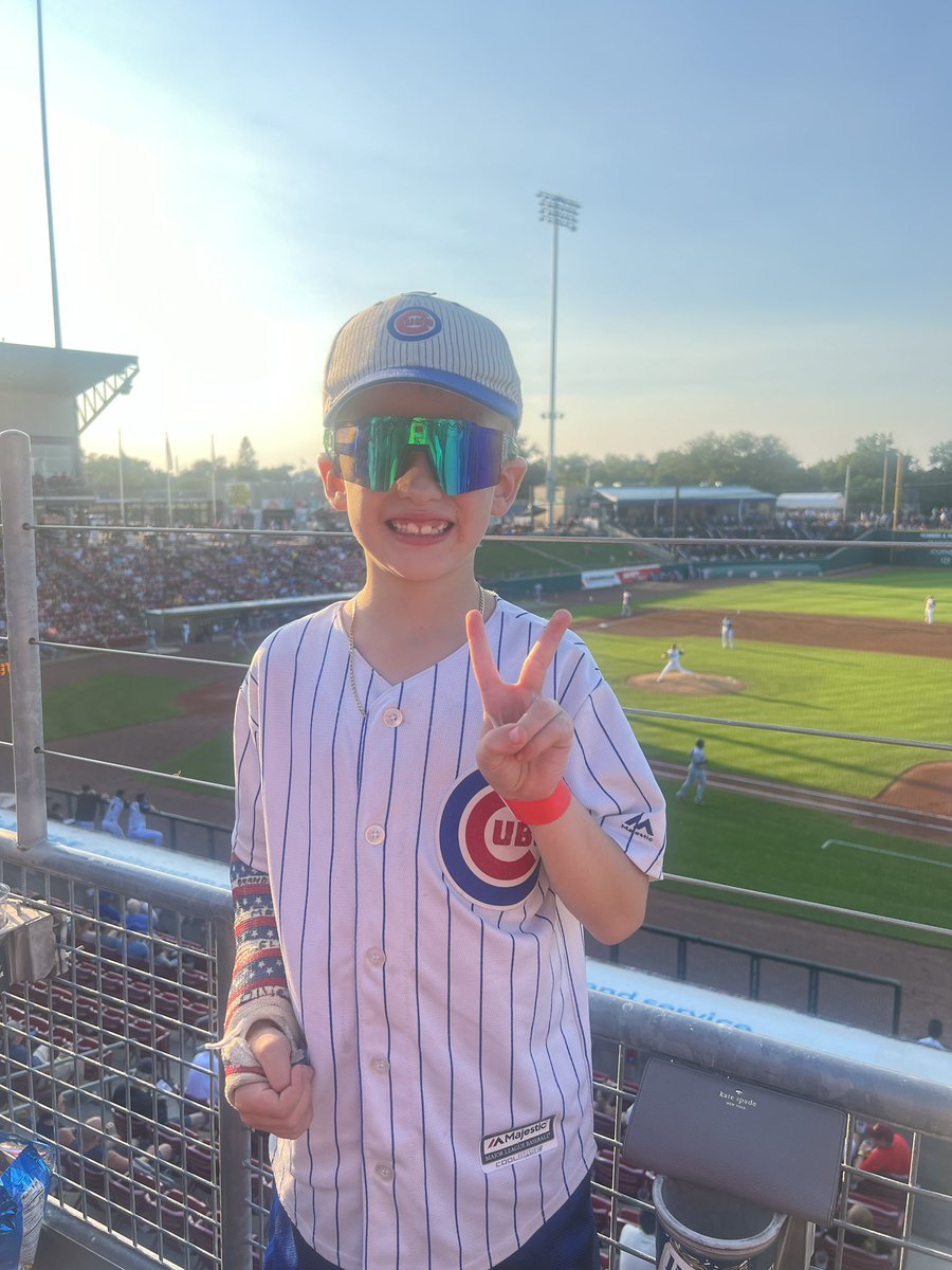 ktmarie78's tweet image. @CRKernels  Camerons first Kernals game! #kernals #wendlingquarries