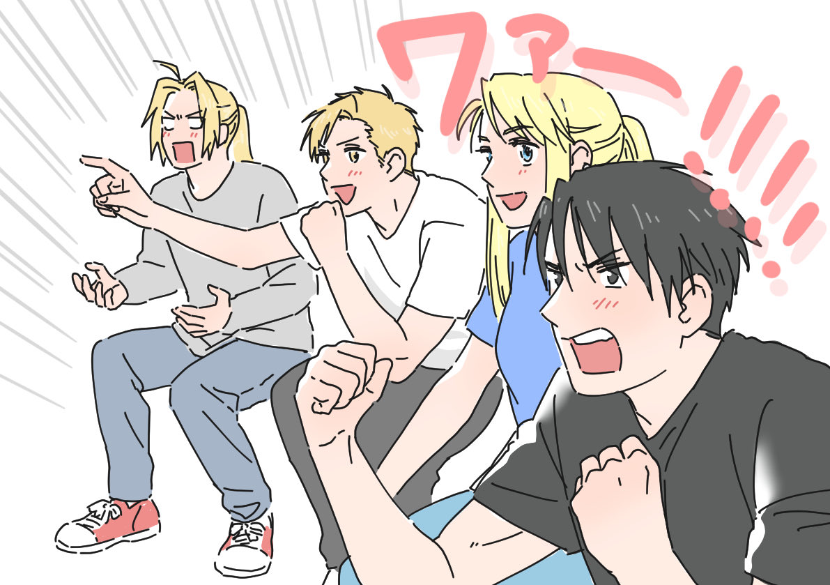 職場で流れてるラジオから、ハガレンの曲が出た時のわたし