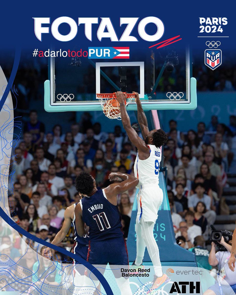 ComiteOlimpico's tweet photo. #FOTAZO 🏀
Nuestros #12Magnificos se despidieron de #Paris2024 🇫🇷
¡Lo dieron TODO por Puerto Rico 🇵🇷!
#EquipoPUR #ADarloTodo #Baloncesto #Basketball
@ATHPR @fbpur https://t.co/y6Q2ZVKVLp