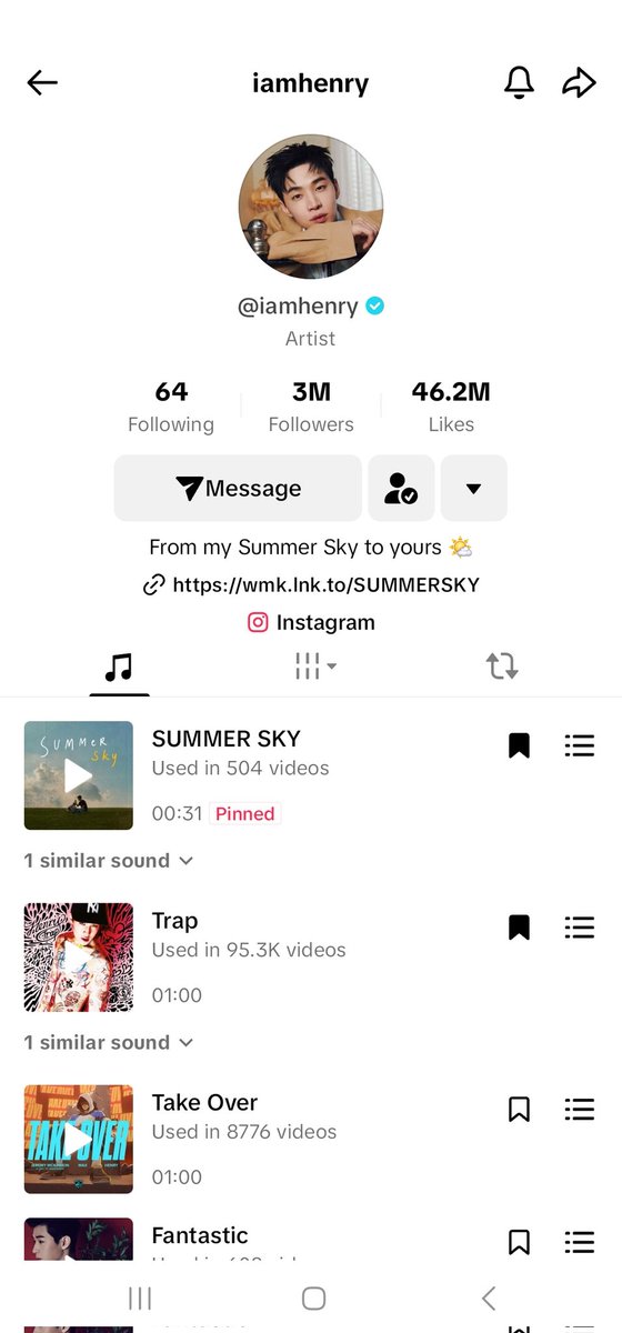 pinklife128's tweet photo. Congratulations Henry for this 3M milestone....so happy for every achievements. I know there will be a lot more coming... 🥰🎶🎵🎉🥳 #cheeruphenry #henrylau #liuxianhua @henrylau89 https://t.co/OdkQmPIztU