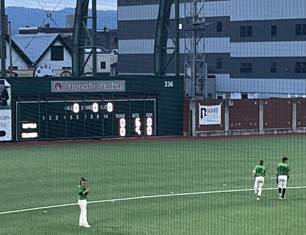 Michael Mastovich (@masty81) on Twitter photo Well, no more room on scoreboard at Sargent’s Stadium after 10 scoreless innings in <a href="/aaababaseball/">AAABA Baseball</a> championship game.
Back to the beginning of the board. Buffalo batting in top 11th vs Columbus. Well, no more room on scoreboard at Sargent’s Stadium after 10 scoreless innings in <a href="/aaababaseball/">AAABA Baseball</a> championship game.
Back to the beginning of the board. Buffalo batting in top 11th vs Columbus.