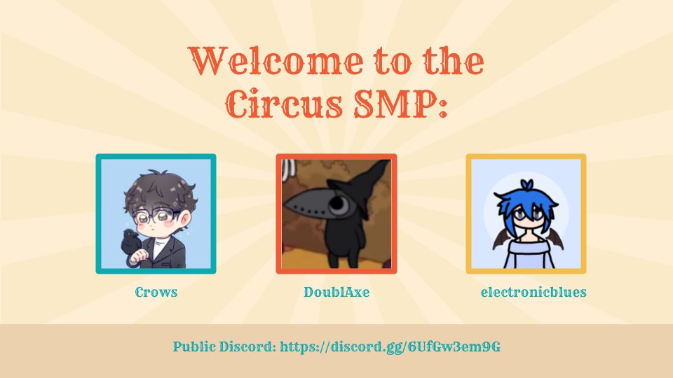 My oh my! So many trains! 🚂 Welcome in <a href="/Cool_Ravens/">G2 Crowzxs</a> , DoublAxe, and Electronic Blues to the Circus SMP!