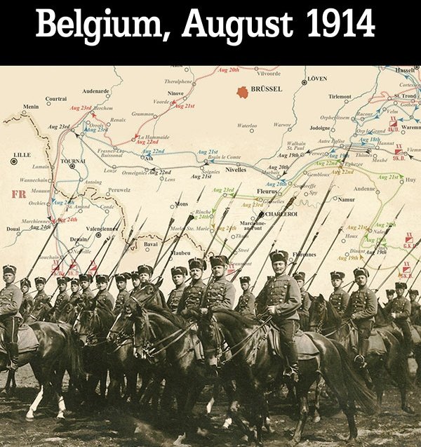 HistoryMttrs's tweet photo. 🇧🇪 🇩🇪 #OTD #4Aug #Belgium #Invasion
Monday 4 August 1914, the German army invaded the neutral country Belgium as part of the Schlieffen Plan.
The Schieffen Pan was designed to bring a quick end to the war with a decisive German victory.
Much of the fightings during First World War (1914-1918) took place on Belgian soil.
More than 100.000 Belgians died during the First World War, and many others had their homes destroyed and fled Belgium.
🇧🇪 🇩🇪 #Germany #Invasion #WWI