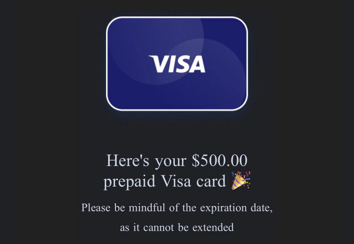🚨 FREE VISA GIFT CARD 🚨

Takes less than an hour ✅
$100,000 claimed so far ✅
Few requirements ✅

We want to share this with you.

RT + Like 🍀