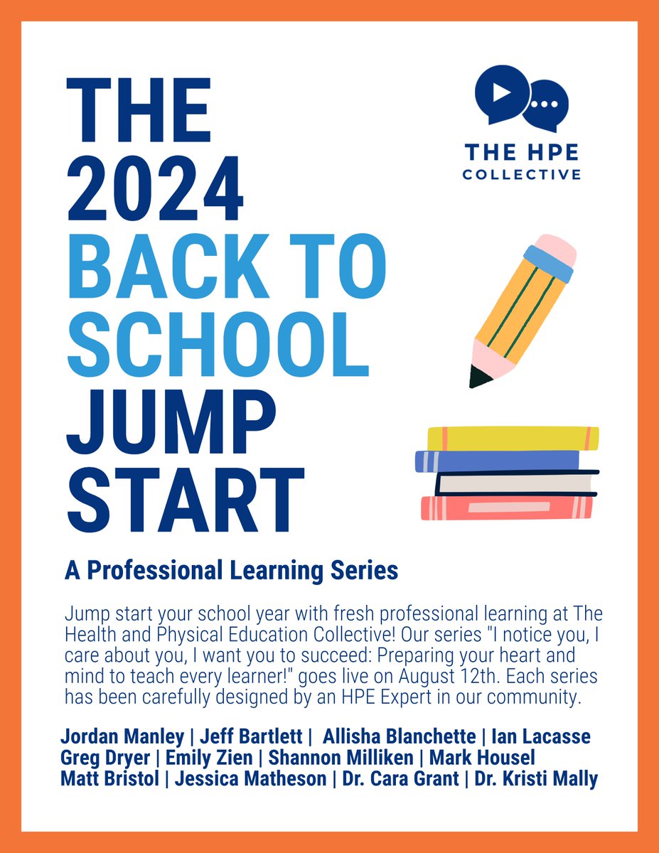 STEAMWellness's tweet photo. The Professional Learning this Summer has been 🔥! #MoveThrive24 #EPEWfamily #PEinstitute24 and #SHAPESummer! Don't miss our first Professional Learning Series on the @hpecollective. We have course materials built from your fav HPE Presenters! https://t.co/kShEkLgQIy