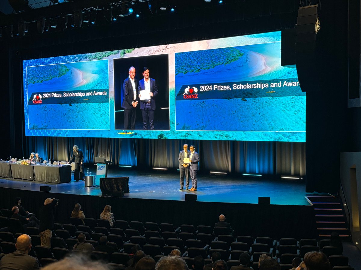 Congratulations to our <a href="/CERC_UWA/">Cardiovascular Epidemiology Research Centre</a> MPH student Dr. Charles Viska for winning the #CSANZ2024 Prevention Prize, for his important work on how we can improve outcomes for babies born to mums with rheumatic heart disease.