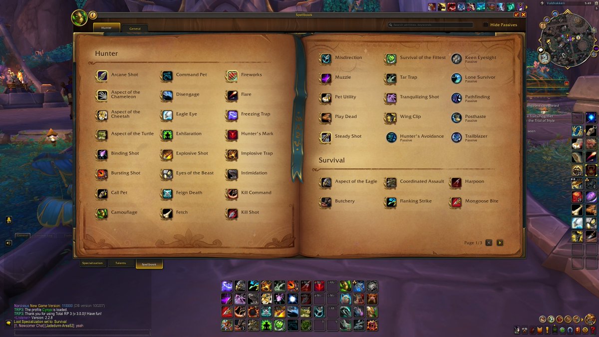 Portergauge's tweet photo. I've tried to give it a chance over the course of beta and prepatch but man... this new spellbook really just hurts to look at lmao

I don't even know *why* but it feels so much less intuitive than the old one even with a search bar https://t.co/U3anmAxCyl