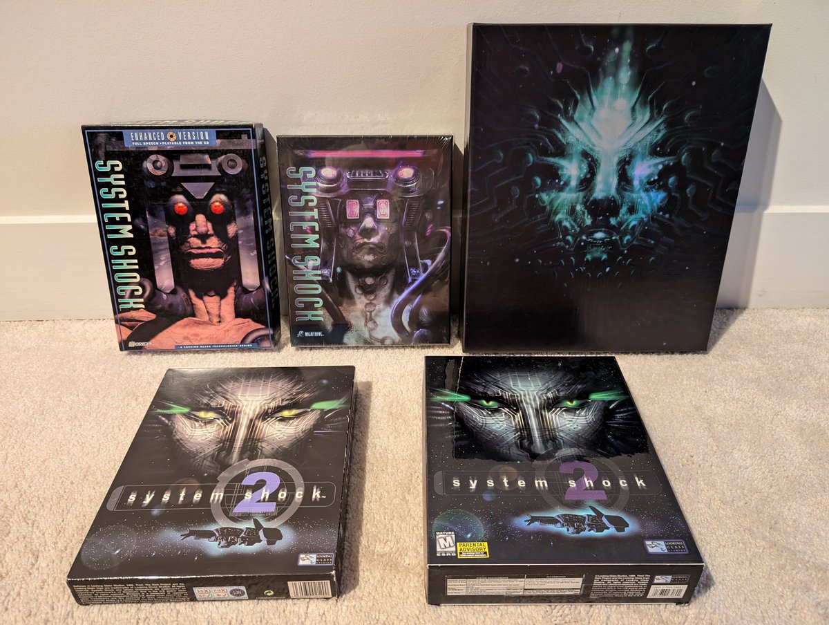 dancingcrab's tweet image. #SHODAN is the best! 🤖 Great job w/ the new #SystemShock collector&apos;s edition, @NightdiveStudio &amp;amp; @LimitedRunGames, it&apos;s beautiful.. 😍

@SystemShockGame #bigboxPCgames #PCgaming #retrogaming #DOSgaming #SystemShock2