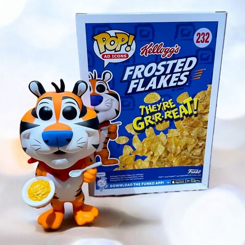 FunkoPOPsNews's tweet image. They’re Grrreat! Do you enjoy some Special K in the morning? OOB with the brand new Tony The Tiger Funko POP! Dropping soon online, in stores now! Thanks @boxlunchcerritos ~ #Kellogs #TonyTheTiger #FPN #FunkoPOPNews #Funko #POP #POPVinyl #FunkoPOP #FunkoSoda