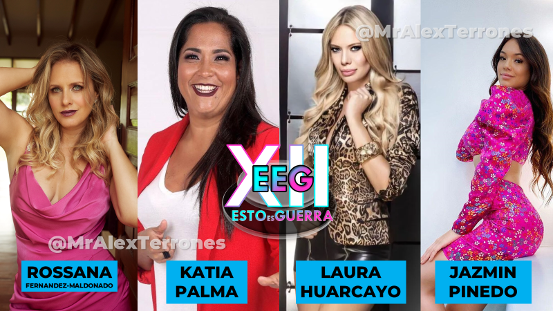 mralexterrones's tweet photo. Se rumora que una de ellas podría ser la nueva conductora de #EEG2024, tras la salida de #JohannaSanMiguel. ¿A quién te gustaría ver?

#TVPeruana #EstoEsGuerra #RossanaFernandezMaldonado #KatiaPalma #LauraHuarcayo #JazminPinedo https://t.co/1qgJGsCDUg