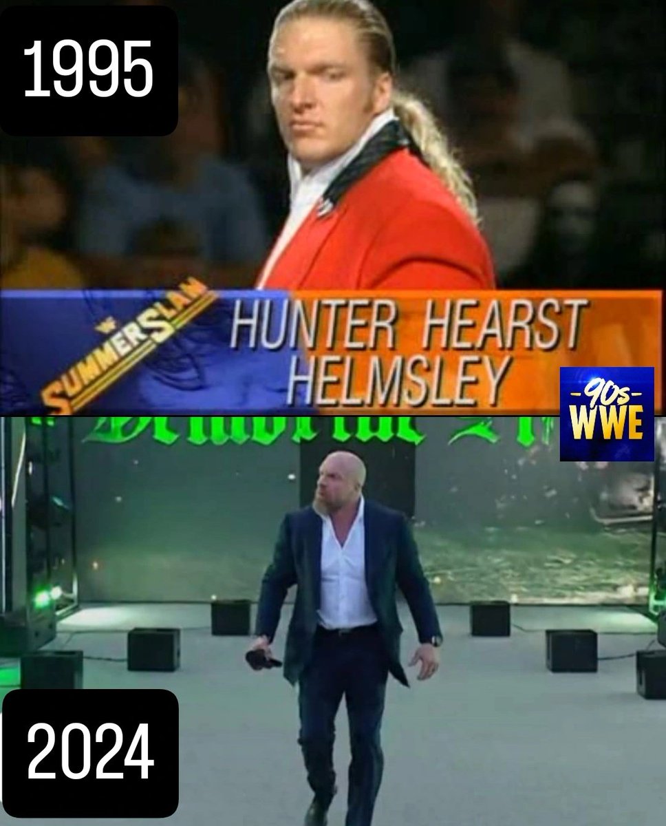 Triple H's first SummerSlam to now 🙌🏻