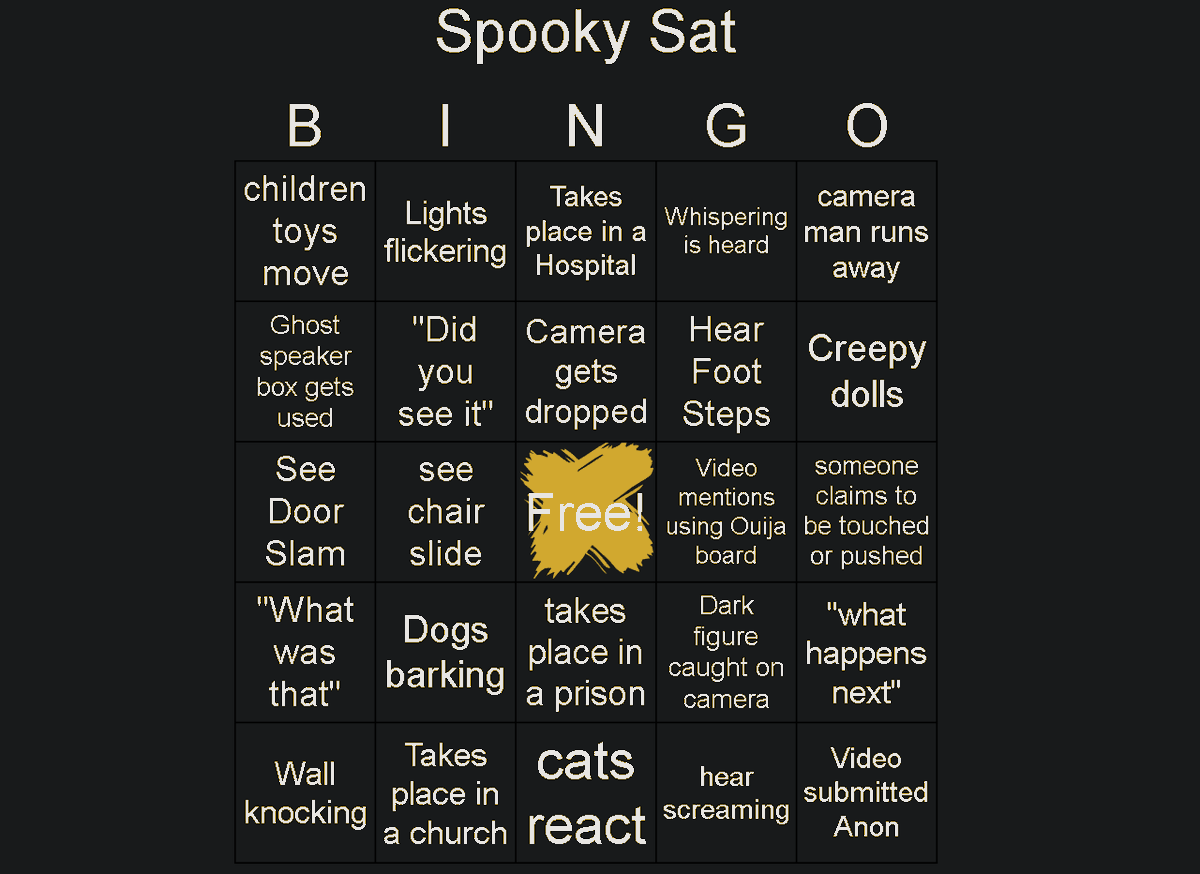 Live now on Twitch!

Spooky Sat Bingo with the Chat
Twitch.tv/covent