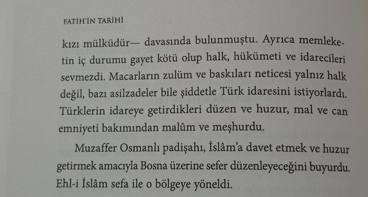 Yasinefe02's tweet photo. @1283MKemal1881 @OdmanliA Dönem tarihçisi Tursun Bey Fatih Sultan Mehmet'in idaresi'nin Türk idaresi olduğunu söylüyor.
📚Tursun Bey, Fatih'in Tarihi, s. 84 https://t.co/ODXQ5hG3e4