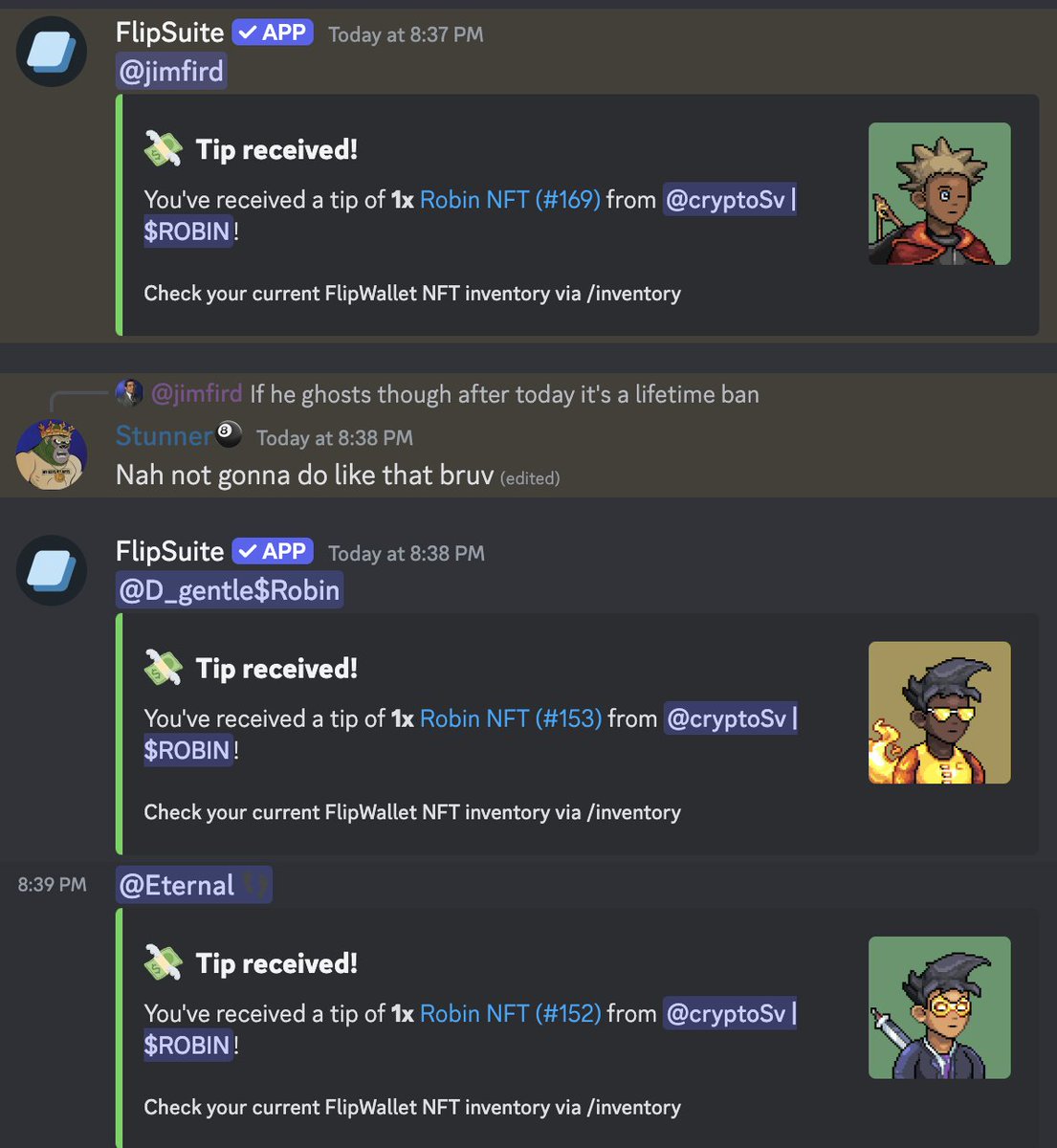 j1mfird's tweet photo. Be active in the @RobinCronos discord and get rewarded for working for your bags! Simple as that!

Join us in the discord now: https://t.co/NQkpEJ1B6H https://t.co/pjR7XjBL4R