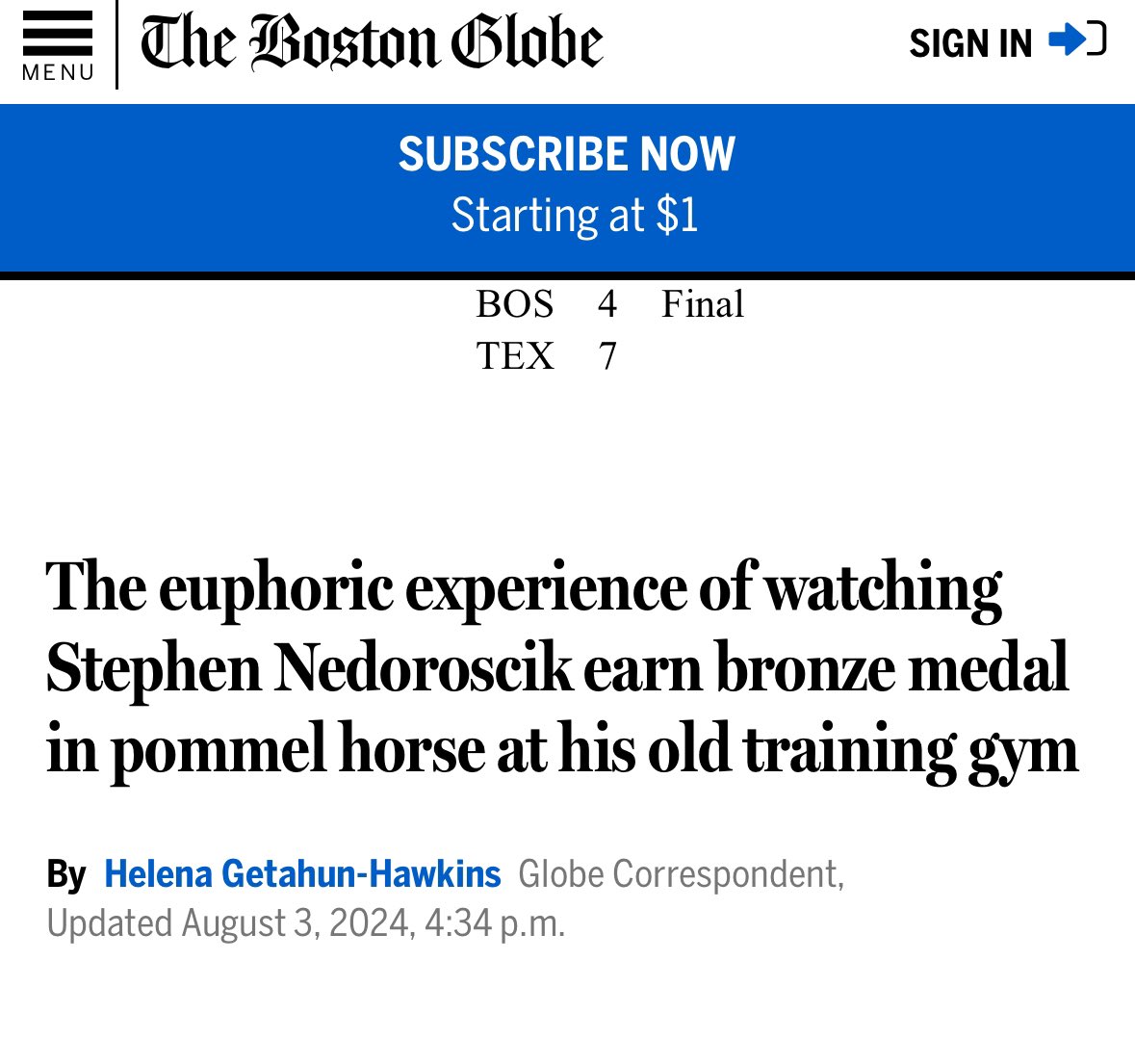 QasimRashid's tweet photo. Olympic racism at @BostonGlobe is truly remarkable.

Watching a white man win bronze is “euphoric.”

But a Black woman “settles” for Silver. 

A white woman body shamed is “growing the sport”

But an Arab woman body shamed means pile on misinformation

Legacy media is failing us https://t.co/1xrAZmOyLr