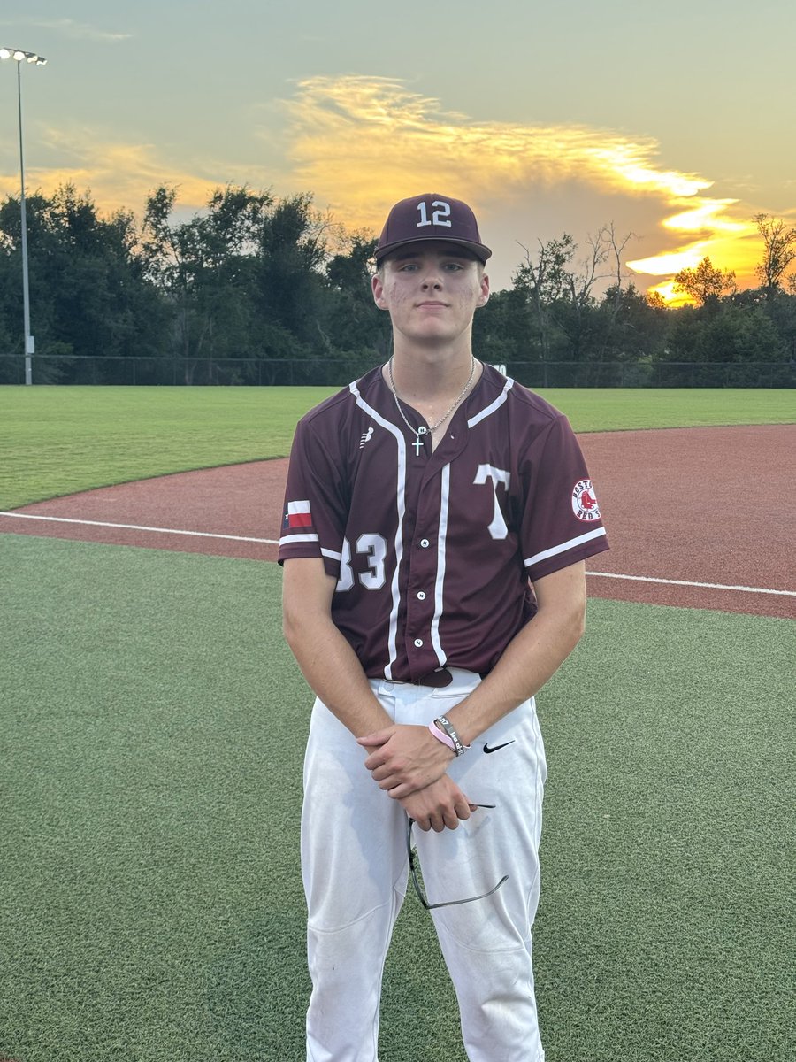 ✭Five Tool Texas✭ (@fivetooltexas) on Twitter photo F: <a href="/TwelveRecruits/">Texas Twelve Recruiting</a> Black 2026 9, C2 Baseball Texas Scout 2026 0
PoG: <a href="/khill_40/">Keith Hill</a> 5 IP, 10K, 2H, 0 BB F: <a href="/TwelveRecruits/">Texas Twelve Recruiting</a> Black 2026 9, C2 Baseball Texas Scout 2026 0
PoG: <a href="/khill_40/">Keith Hill</a> 5 IP, 10K, 2H, 0 BB