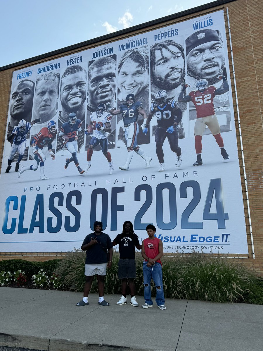 Rivierabch's tweet image. Congratulations to Riviera Beach football icon, Mr. Devin Hester, on his induction into the Pro Football Hall of Fame! Our Communications Specialist, Santigo Morgan, and a team of YEP interns traveled to Canton, Ohio to capture the festivities honoring Mr. Hester.