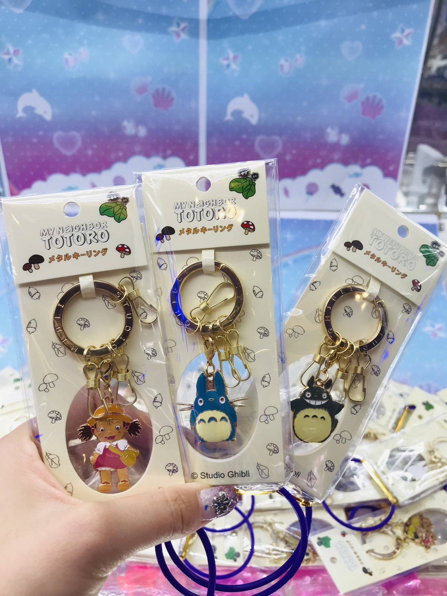 スタジオジブリ Yahoo ジブリ メタルキーリング Totoro keyring ジブリ