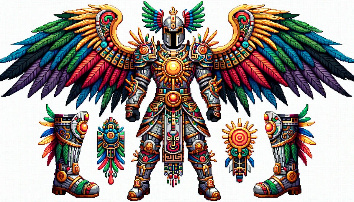 ChartKaizen's tweet photo. Pixel Armor Set--Infused! You may have seen this armor set in a previous post. Here it is brought to life. Enjoy!
#PixelArt #ArmorSet https://t.co/7xnWNxjDOK