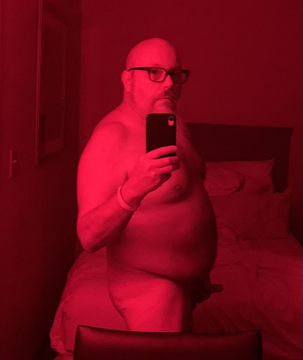 Was loving the red light in the hotel room.