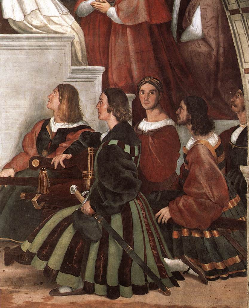 artistraphael's tweet photo. The Mass at Bolsena (detail) https://t.co/UfWNCh3CDd https://t.co/ALI45eGPWM