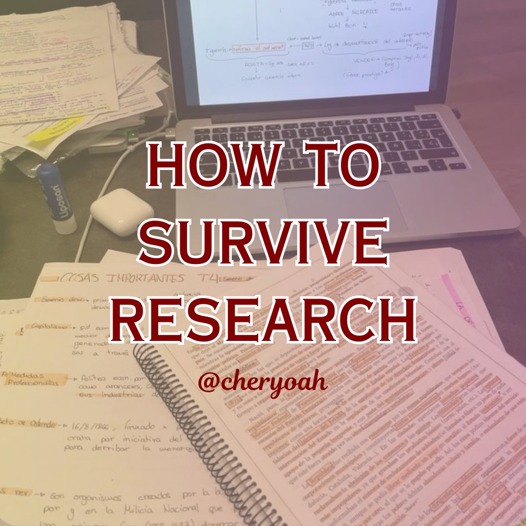 how to survive research 

a thread ;

[ #studytwt #studytwtph ]
