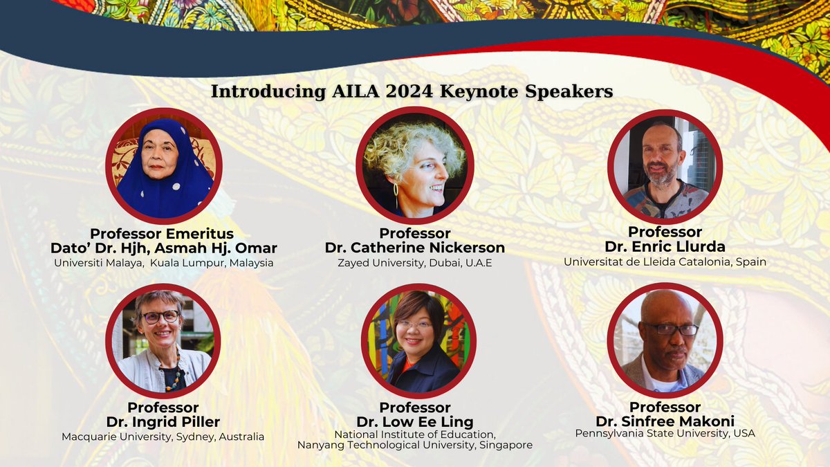 Language on the Move (@lg_on_the_move) on Twitter photo Who's headed for the International Association of Applied Linguistics Conference #aila2024 in Kuala Lumpur next week?
Catch up with <a href="/HannaTorsh/">Hanna Torsh</a> <a href="/AgsBod/">Agi Bodis @agib.bsky.social</a> <a href="/BruzonAna/">Ana Sofia Bruzon</a> <a href="/Isabellachiu3/">Yixi Qiu(Isabella Chiu)</a> and other Language on the Move team members!
aila2024.com Who's headed for the International Association of Applied Linguistics Conference #aila2024 in Kuala Lumpur next week?
Catch up with <a href="/HannaTorsh/">Hanna Torsh</a> <a href="/AgsBod/">Agi Bodis @agib.bsky.social</a> <a href="/BruzonAna/">Ana Sofia Bruzon</a> <a href="/Isabellachiu3/">Yixi Qiu(Isabella Chiu)</a> and other Language on the Move team members!
aila2024.com