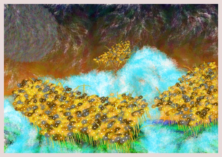 _ByteBrush_'s tweet photo. Good Night🌕

This is my favorite iteration of Twilight Blossoms (#10) recently collected at @base by @pet3rpan_ on the @fx_hash_ marketplace 🫶

Vanilla #javascript brushstrokes🖌️
It's still available at #fxhash, you can check it out at the link below👇 https://t.co/tVCmUf8KZa