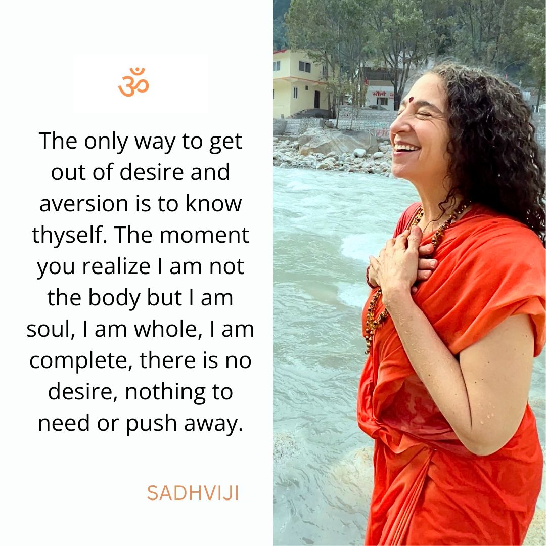 We are being given lessons to learn and to grow and they are exactly the lessons we need to move forward on our karmic path. Be surrendered, be present. It is all an unfolding, a growth, a process of awakening and expanding.
SADHVIJI