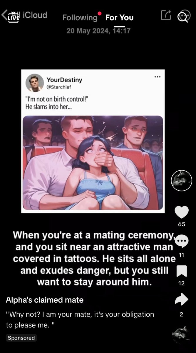 ImmyBisouNSFW's tweet photo. HELP WHY IS THIS AD ON MY TIKTOK FOR YOU PAGE https://t.co/MRLpKiEV1q