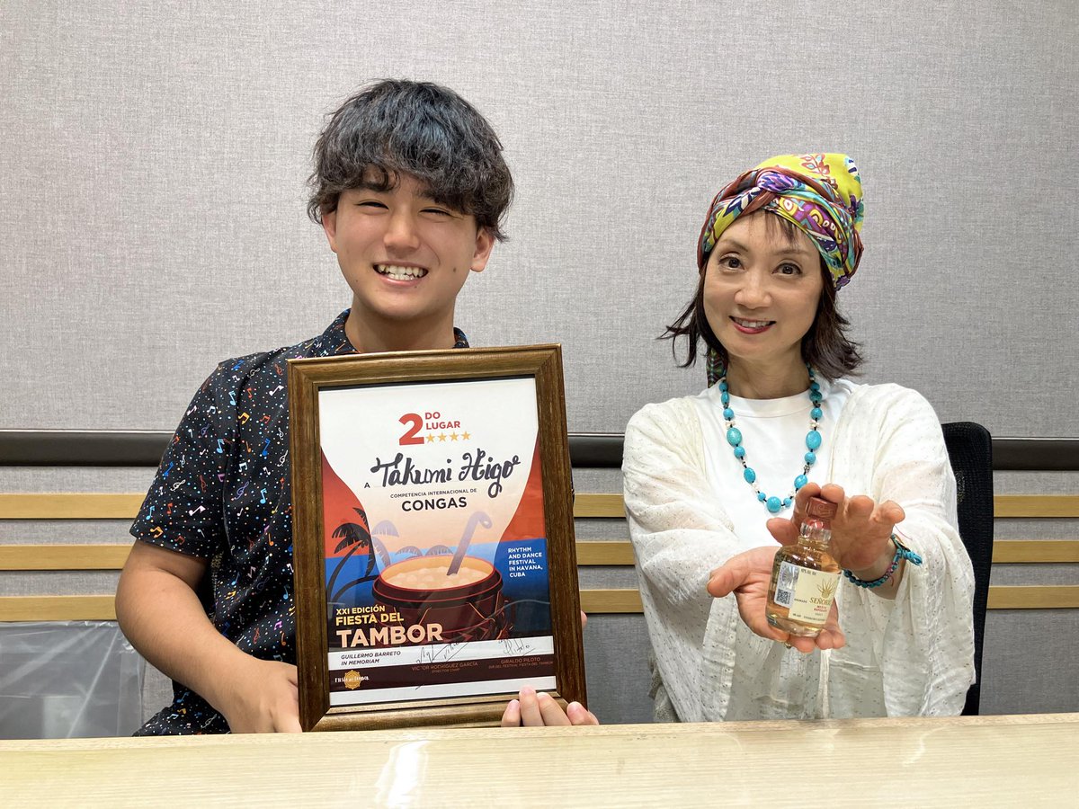 AZUSAMORIMURA's tweet photo. 3週に渡りラジオNIKKEI"Tast of Jazz"ではラテン特集！

8/4(日） ひごたくみ君と19:45-20:15
8/11(日）大儀見元19:00-19:30
8/19(日) 伊波淑 19:00-19:30

翌週の日曜日28時59分までradikoのタイムフリーでご試聴いただけます。
https://t.co/HSaXA5SMck https://t.co/V1LvPDkUWd