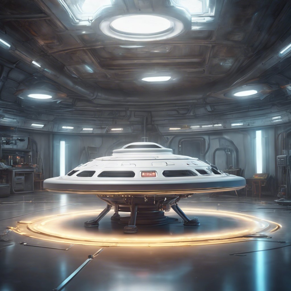 FableFrequency's tweet image. UFO repair shop. 🛸

#DigitalArt #UFOArt