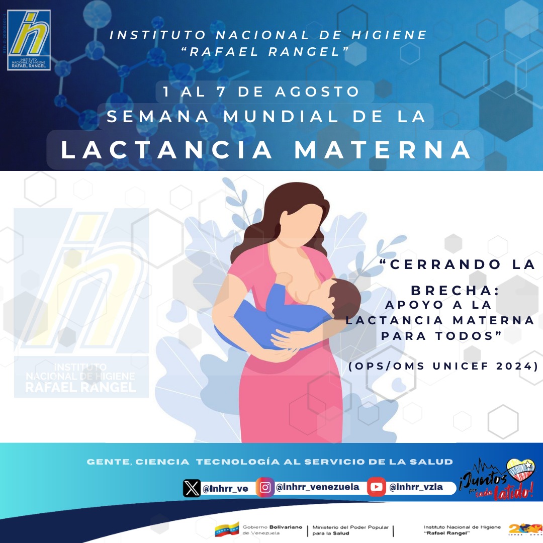 Del 1 al 7 de #agt semana mundial de la #LactanciaMaterna el tema de #2024 es "Cerrar la brecha" el Pte. <a href="/NicolasMaduro/">Nicolás Maduro</a> promueve Parto Humanizado que guía a las mujeres embarazadas en la asistencia médica y proceso de lactancia del recién nacido
#MujeresPorLaPaz 
<a href="/MagaGutierrezV/">Magaly Gutiérrez Viña</a>