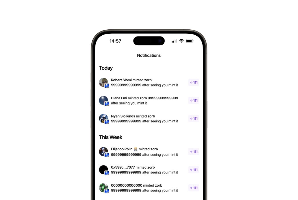 Mint on Zora, earn Sparks ⟡⟡⟡