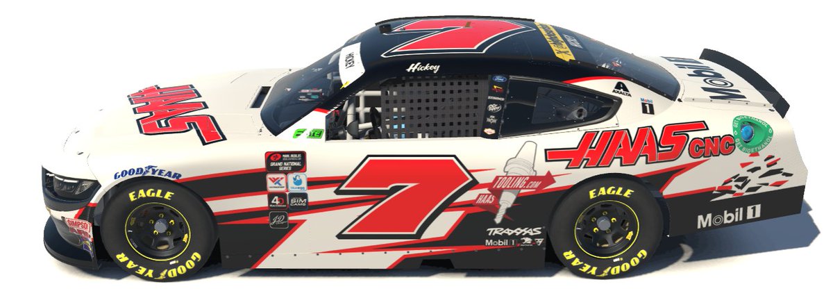 highdesertsim's tweet photo. @Hickey702 will pilot the 7 Haas Mustang in the @EliteRacing_ Rebilas Photo Grand National Series starting a Daytona this Monday night. https://t.co/UEUpbdrdMp