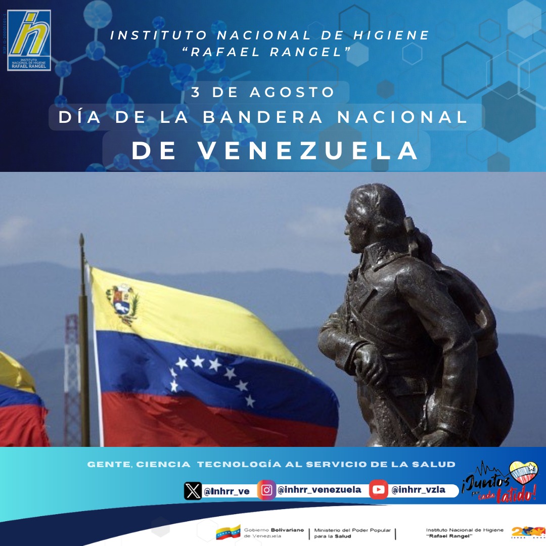 #3 agosto de 1806 hace 218 años, el Generalísimo Francisco de Miranda junto a su Expedición Libertadora tocó tierra venezolana en la Vela de Coro y ondeó por primera vez en el país la bandera tricolor
#paisdeochoestrellas
<a href="/MagaGutierrezV/">Magaly Gutiérrez Viña</a> 
<a href="/Gabrielasjr/">Gabriela Jiménez</a> 
<a href="/NicolasMaduro/">Nicolás Maduro</a> 
<a href="/Inhrr_ve/">Instituto Nacional de Higiene Rafael Rangel</a>