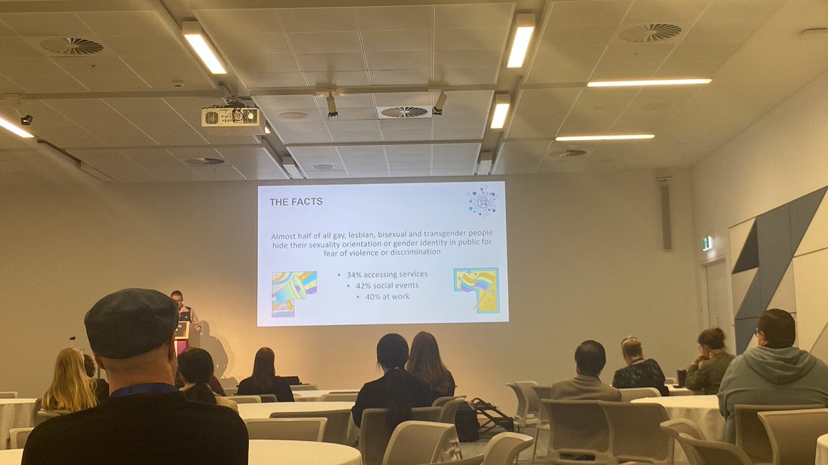 truryAdelaide's tweet photo. @nissen_l presenting does the pharmacy profession get a rainbow tick #PSA24 https://t.co/VbPlRyeJZf