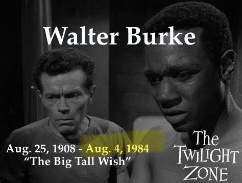 TFTInfamy's tweet photo. @ZoneSandbox @PEZ_Heads @TheNightGallery @mylemonysoul @AnneSerling Another #SameDate event in #TwilightZone history. #OTD August 4 in 1984, both Walter Burke (“The Big Tall Wish”) and Howard Culver (“Shadow Play”) exited at the Willoughby Station (Zoners know what that means). Remembering both as we continue this special thread. #Zoners https://t.co/1S6osW0eur