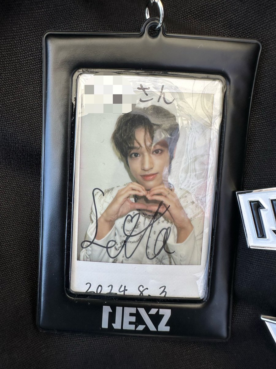 昨日のC賞名前入りサインチェキは、 セイタでした😆 大切にします