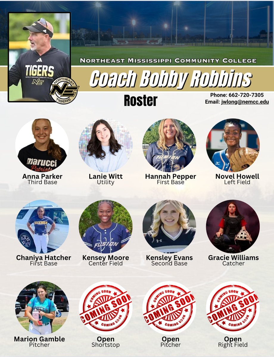 Level Up Sports (@lvlupsportsx) on Twitter photo <a href="/tigertownpc11/">Bobby Robbins</a> and his group representing Northeast CC in the camp games are ready to roll. He has still has 3 spots open for players interested in their program!
<a href="/Marion_P_Gamble/">Marion Gamble</a> <a href="/GWilliams2027/">Gracie Williams</a>
<a href="/kensley08/">Janine Kensley</a> <a href="/Anna4softball/">Anna Parker</a> <a href="/KenseyMoore08/">Kensey Moore- 2026</a> <a href="/novel_chloe/">Novel Chloe’ Howell</a> <a href="/wittlanie44/">Lanie Witt</a>
IF you're <a href="/tigertownpc11/">Bobby Robbins</a> and his group representing Northeast CC in the camp games are ready to roll. He has still has 3 spots open for players interested in their program!
<a href="/Marion_P_Gamble/">Marion Gamble</a> <a href="/GWilliams2027/">Gracie Williams</a>
<a href="/kensley08/">Janine Kensley</a> <a href="/Anna4softball/">Anna Parker</a> <a href="/KenseyMoore08/">Kensey Moore- 2026</a> <a href="/novel_chloe/">Novel Chloe’ Howell</a> <a href="/wittlanie44/">Lanie Witt</a>
IF you're