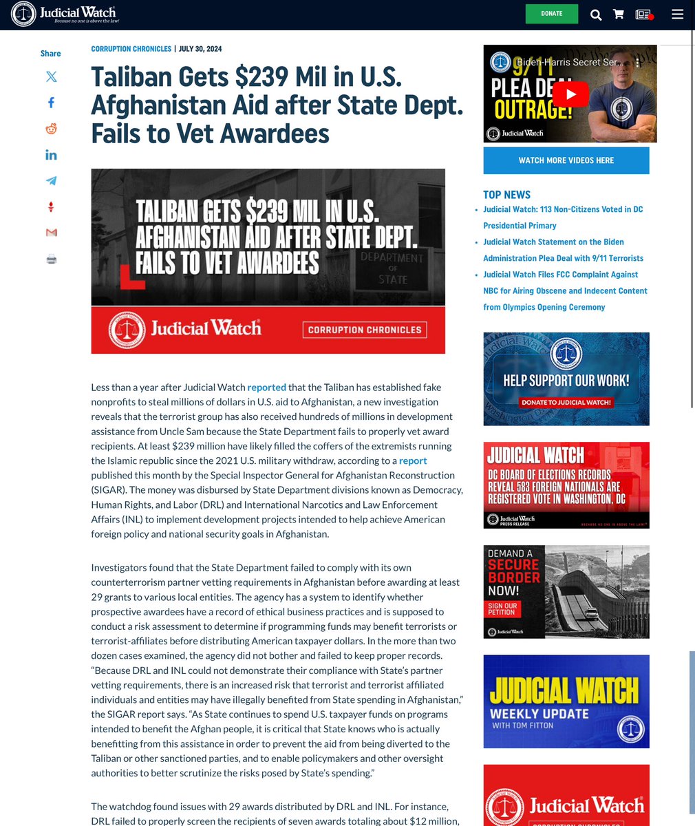 TonySeruga's tweet photo. State Department mistakenly gives $239 million to Taliban.

https://t.co/X8W03tiWDX https://t.co/P4xI7IP20m