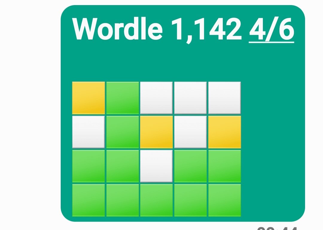 Flicky26's tweet image. Happy Sunday @cooks4luv @iborgward @LindaFothergill @Natski82 Almost had Wordle in 3