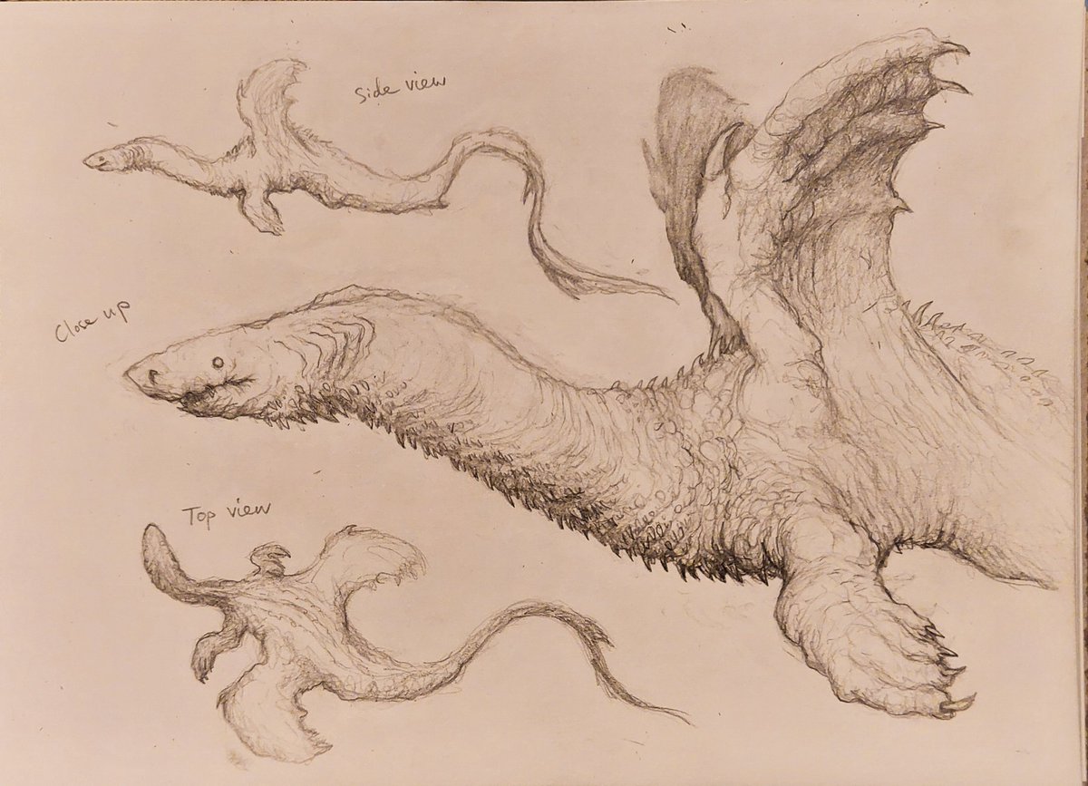 Little late to #smaugust2024 and decided to go with the #SmaugustCircle prompts. Here are day 2 (oceanic) and 3 (arctic) together as one, inspired by the greenland shark