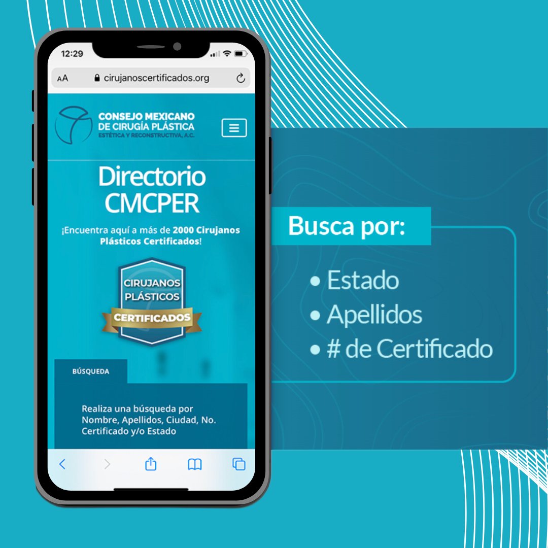 CMCPER's tweet photo. Asegúrate de realizarte tu procedimiento estético o reconstructivo con un Cirujano Plástico Certificado para obtener los mejores resultados. 🤩🥇

🔗 https://t.co/Wqomu3nZDl
.
.
.
#CMCPER  #siemprecertificado #cirujanoplasticocertificado #recuerda #bienestarpaciente https://t.co/PdPguBK5g8