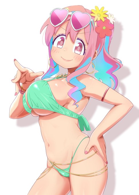 な～にジロジロ見ているのかなぁ?
#おにまい #おにまいお絵描き #穂月かえで 