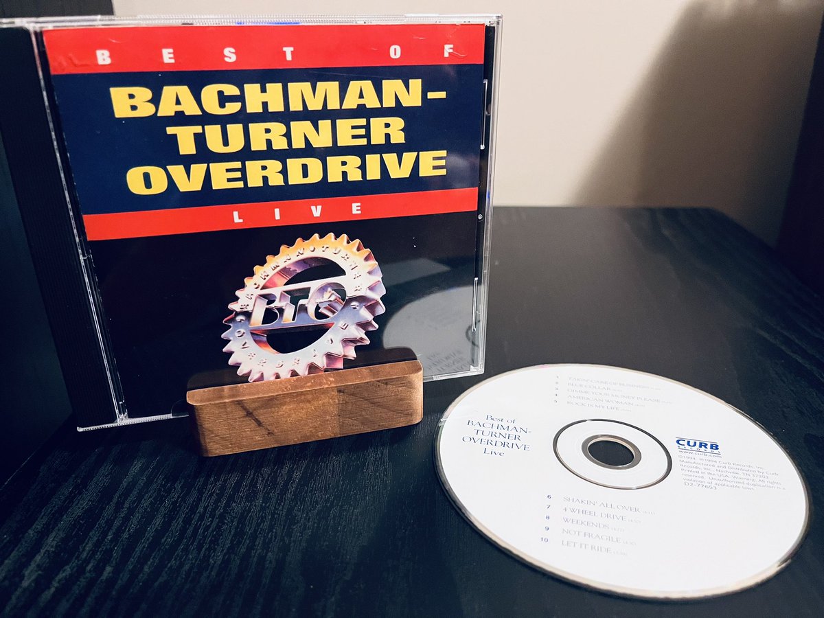 Spurrell75's tweet photo. #nowspinning

Bachman-Turner Overdrive

The Best of Bachman-Turner Overdrive Live

1994

A live compilation released by Curb records in 1994. 

#nowplaying #cd #cdtime #cdcollection #rockmusic #classicrock #canadianrock #livemusic 

@BTObandofficial https://t.co/y1a9E0C3X9