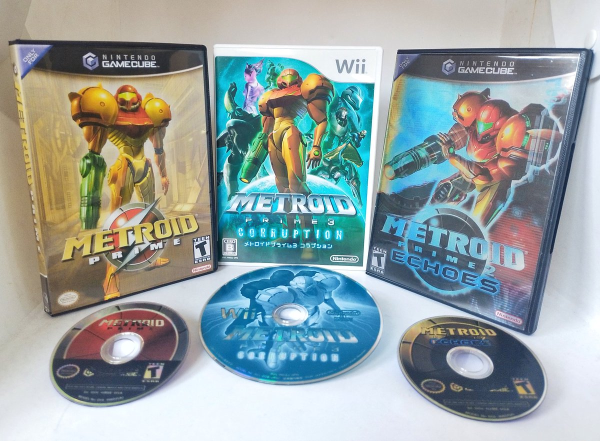 Metroid Prime Trilogy for Nintendo Gamecube & Wii • Metroid Prime (GC ...